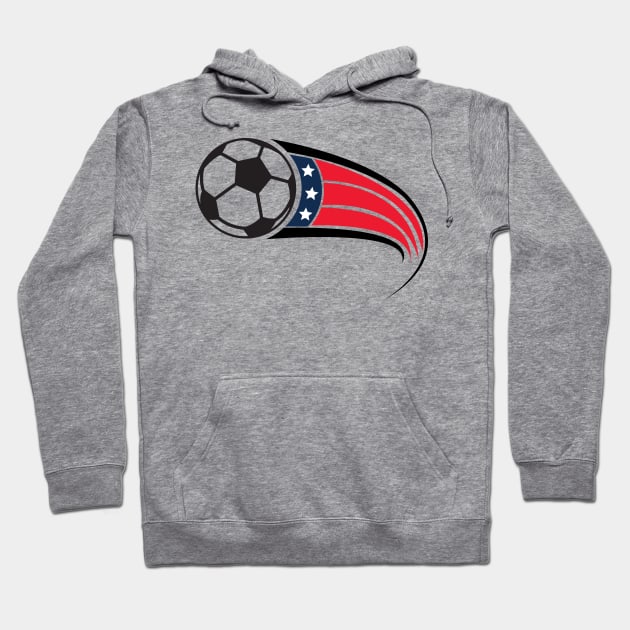 USA Soccer Hoodie by justSVGs